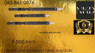 New Hyundai H1 Diesel Injectors For Sale Or To Recon On Exchange