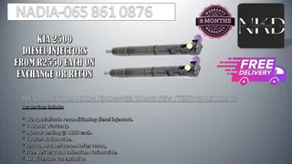 Kia 2500 Diesel Injectors For Sale Or To Recon