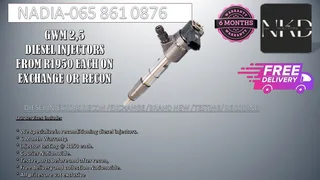 Gwm 2.5 Diesel Injectors For Sale Or To Recon