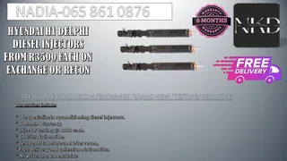 New Hyundai H1 Diesel Injectors For Sale On Exchange With Warranty
