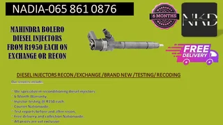 Mahindra Bolero Diesel Injectors For Sale On Exchange Or To Recon With Warranty