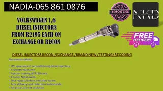 Volkswagen 1.6 Diesel Injectors For Sale On Exchange Or To Recon With Warranty