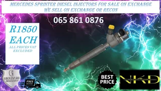 Mercedes Benz Sprinter Diesel Injectors For Sale Or To Recon