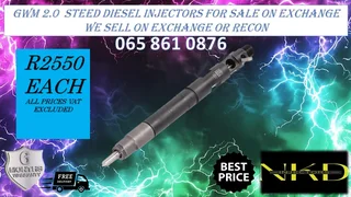 Gwm 2.0 Steed Diesel Injectors For Sale On Exchange Or To Recon With Warranty