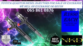 Toyota Quantum Diesel Injectors For Sale On Exchange Or To Recon