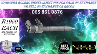 Mahindra Bolero Diesel Injectors For Sale On Exchnage Or To Recon