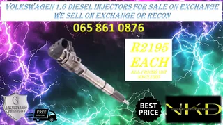 Volkswagen 1.6 Diesel Injectors For Sale On Exchange Or To Recon