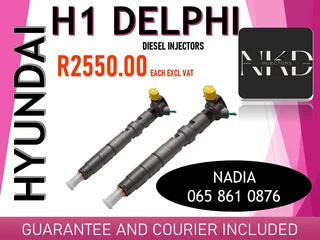 Hyundai H1 Diesel Injectors For Sale Or To Recon