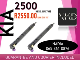 Kia 2500 Diesel Injectors For Sale Or To Recon