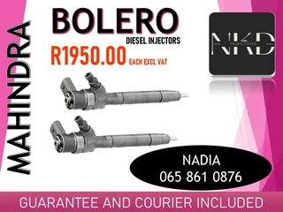 Mahindra Bolero Diesel Injectors For Sale On Exchange Or To Recon With Warranty