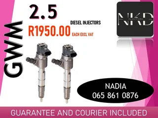 Gwm 2.5 Diesel Injectors For Sale Or To Recon