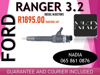 Ford Ranger 3.2 Diesel Injectors For Sale On Exchange With 6 Months Warranty