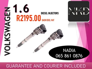 Volkswagen 1.6 Diesel Injectors For Sale On Exchange Or To Recon With Warranty