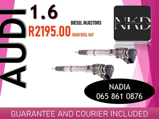 Audi 1.6 Diesel Injectors For Sale On Exchange Or To Recon With Warranty
