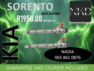Kia Sorento Diesel Injectors For Sale Or To Recon