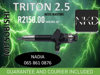 Mitsubishi 2.5 Diesel Injectors For Sale On Exchange Or To Recon With Warranty