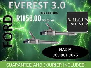 Ford Everest (3.0/bt50) Diesel Injectors For Sale On Exchange Or To Recon With Warranty