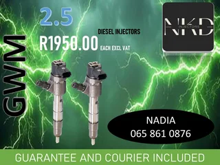 Gwm 2.5 Diesel Injectors For Sale On Exchange Or To Recon