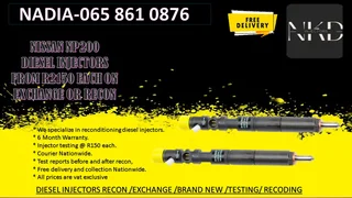 Nissan Np200 Diesel Injectors For Sale On Exchange Or To Recon