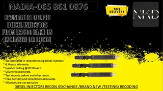 New Hyundai H1 Diesel Injectors For Sale Or To Recon