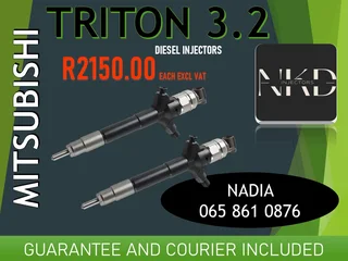 Mitsubishi Triton 3.2 Diesel Injectors For Sale On Exchange Or To Recon With Warranty