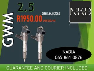 Gwm 2.5 Diesel Injectors For Sale On Exchange