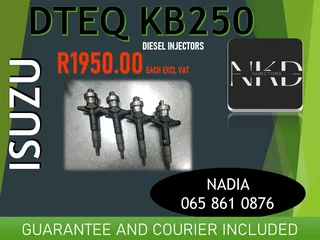 Isuzu Dteq Kb250 Diesel Injectors For Sale On Exchange With 6 Months Warranty