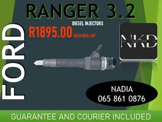 Ford Ranger 3.2 Diesel Injectors For Sale On Exchange With  6 Months Warranty