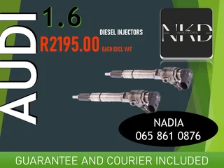 Audi 1.6 Diesel Injectors For Sale On Exchange Or To Recon With Warranty