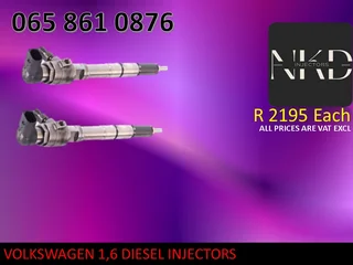 Volkswagen 1.6 Diesel Injectors For Sale On Exchange Or To Recon With Warranty