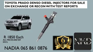Toyota Prado Diesel Injectors For Sale Or Recon Same Day Recon