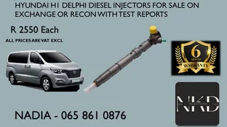 Hyundai H1 Diesel Injectors For Sale Or Recon Same Day Recon