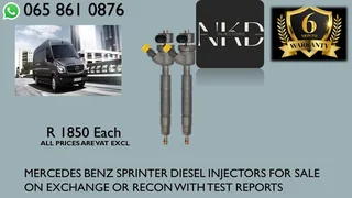 Mercedes Benz Sprinter Diesel Injectors For Sale Or The Same Day Recon
