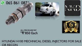 Hyundai H100 Diesel Injectors For Sale Or The Same Day Recon