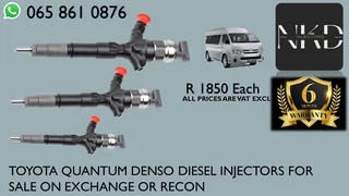 Toyota Quantum Diesel Injectors For Sale Or The Same Day Recon