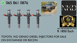 Toyota 1kd Diesel Injectors For Sale Or The Same Day Recon