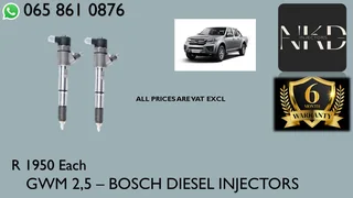 Gwm 2.5 Diesel Injectors For Sale Or The Same Day Recon
