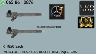 Mercedes C270 Diesel Injectors For Sale Or The Same Day Recon