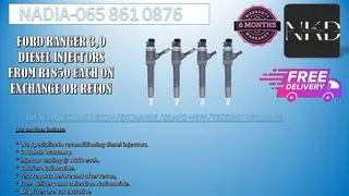 Ford Ranger 2.2 Diesel Injectors For Sale Or To Recon