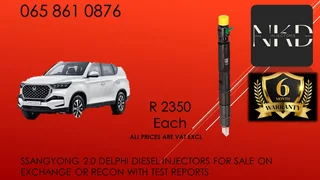 Ssangyong 2.0 Diesel Injectors For Sale On Exchange With 6 Months Warranty