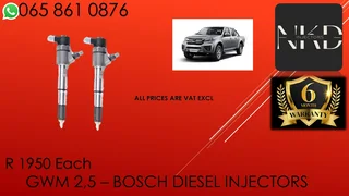 Gwm 2.5 Diesel Injectors For Sale Or To Recon