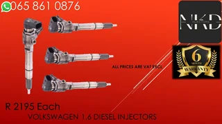 Volkswagen 1.6 Diesel Injectors For Sale Or To Recon