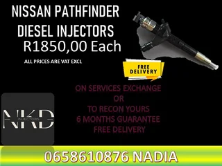 Nissan Pathfinder Diesel Injectors For Sale On Exchange With 6 Months Warranty