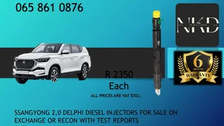 Ssangyong 2.0 Diesel Injectors For Sale On Exchange With 6 Months  Warranty
