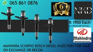 Mahindra Scorpio Diesel Injectors For Sale Or To Recon