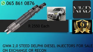 Gwm 2.0 Steed Diesel Injectors For Sale On Exchange Or To Recon With Warranty
