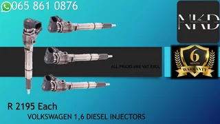 Volkswagen 1.6 Diesel Injectors For Sale On Exchange Or To Recon With Warranty