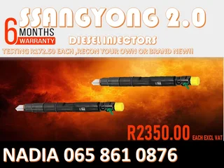 Ssangyong 2.0 Diesel Injecors For Sale Or The Same Day Recon