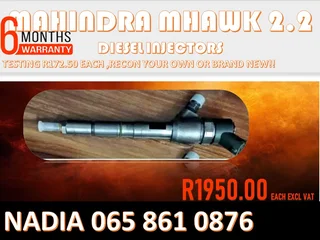 Mahindra Mhawk 2.2 Diesel Injectors For Sale Or The Same Day Recon