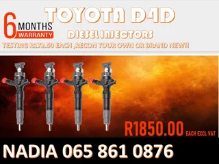 Toyota D4d Diesel Injectors For Sale On Exchange